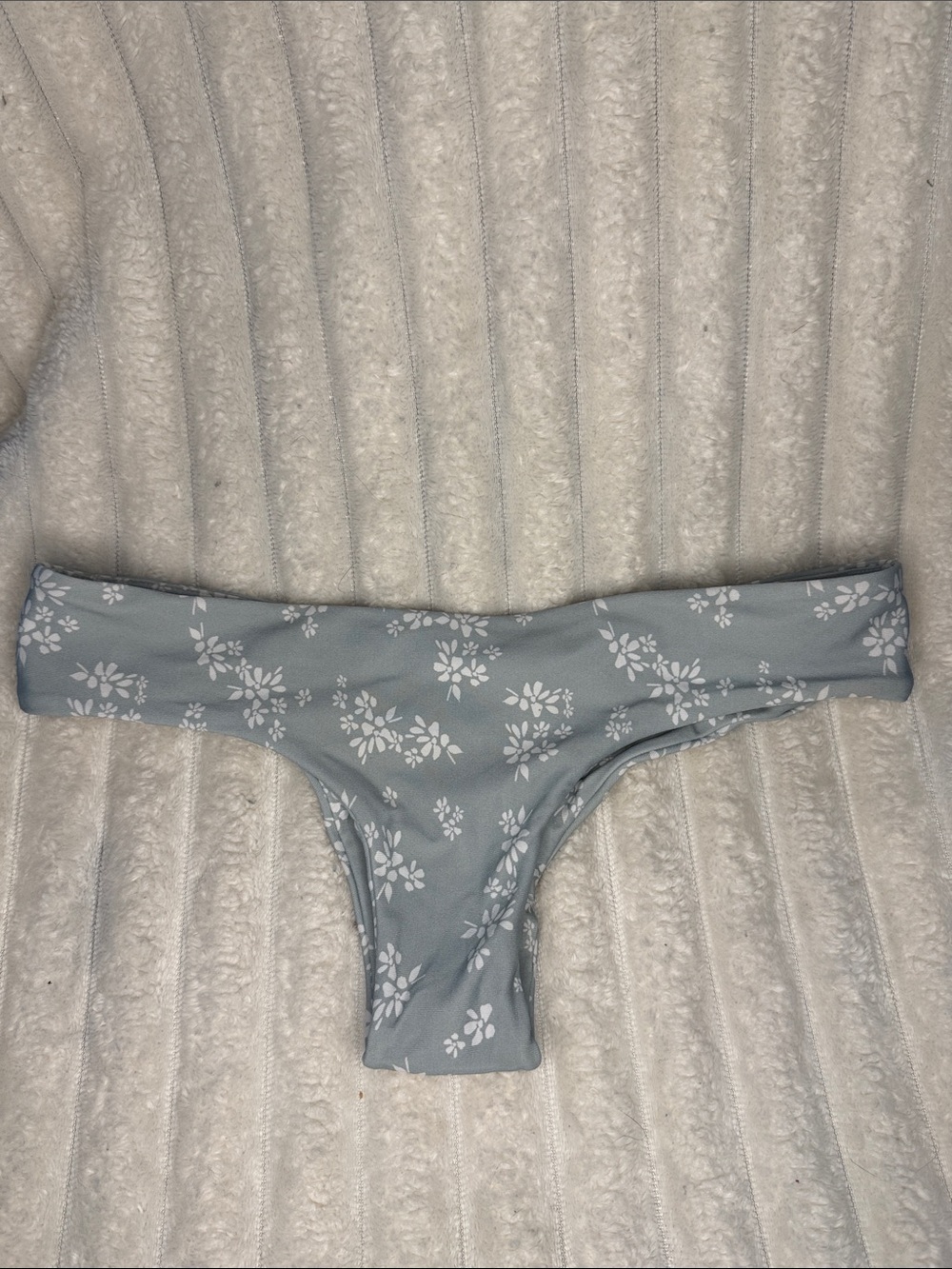Midori Soft Blue Floral Bikini Bottoms